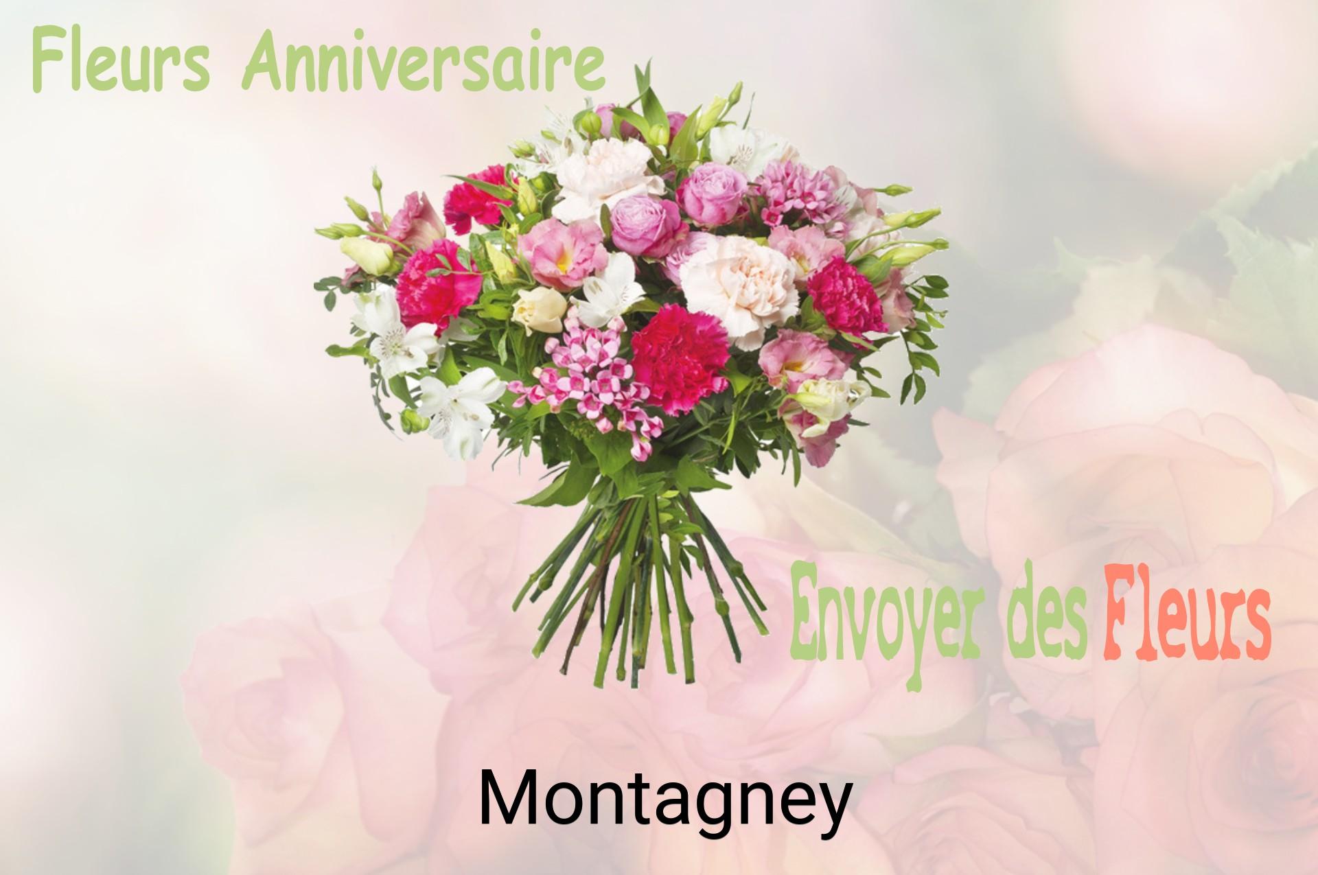 Bouquet de fleurs d’anniversaire livré à Montagney
